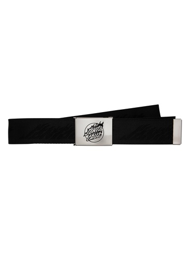 [ilu-clothes-real-140976-26142] Santa Cruz - Flame Dot Strip Belt - Black