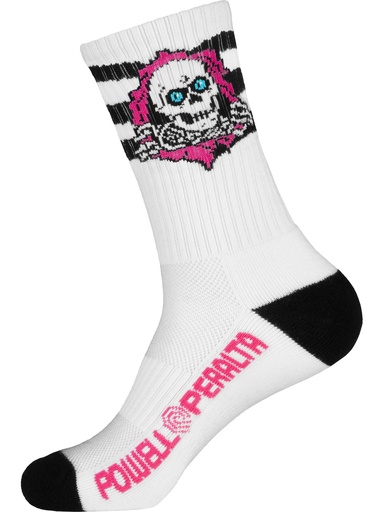 [ilu-clothes-real-142879-26158] Powell Peralta - Ripper Checker Stripes Socks - Pink/Black/White