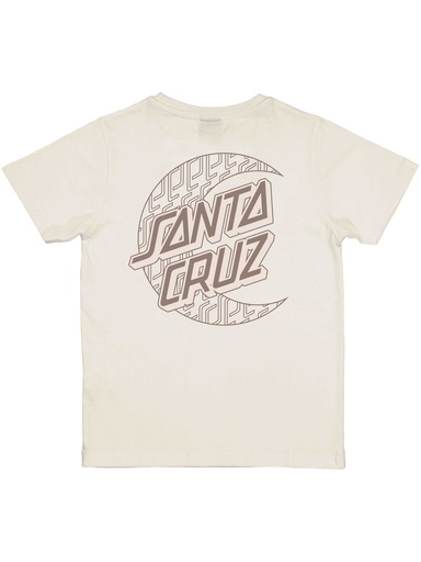 Santa Cruz - Imprint Moon Dot Kids T-Shirt - Unbleached Cotton