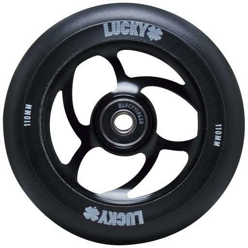 [cen_230079] Lucky Torsion Roue Trottinette Freestyle - Noir - 110mm