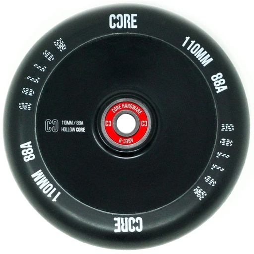 [cen_COR-620-HOL-WHE-BLB-] CORE Hollowcore V2 Roue Trottinette Freestyle - Noir - 110mm