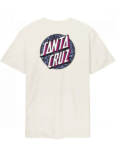 Santa Cruz - Control Dot T-Shirt - Unbleached Cotton