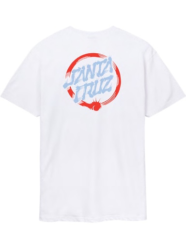 Santa Cruz - Mako Dot T-Shirt - White