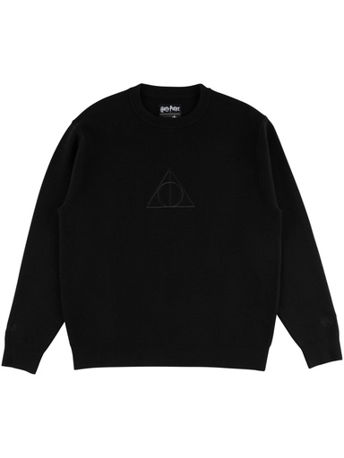Welcome - Deathly Hallows Knit Sweater - Black