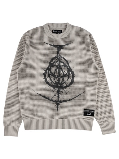 Welcome - Rune Loose Gauge Knit Sweater - Grey