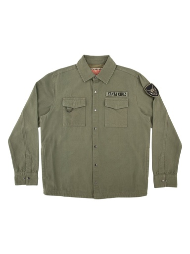 Santa Cruz - Stranger Things Crawl Utility Jacket - Army