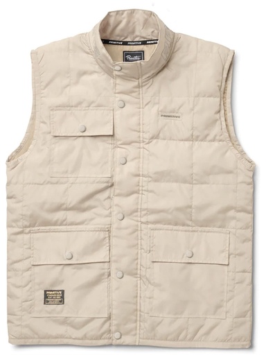[ilu-clothes-real-126432-27489] Primitive - Taylor Puffer Vest - Sand