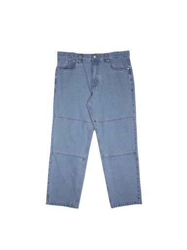 Santa Cruz - Classic Label Panel Jeans - Light Blue
