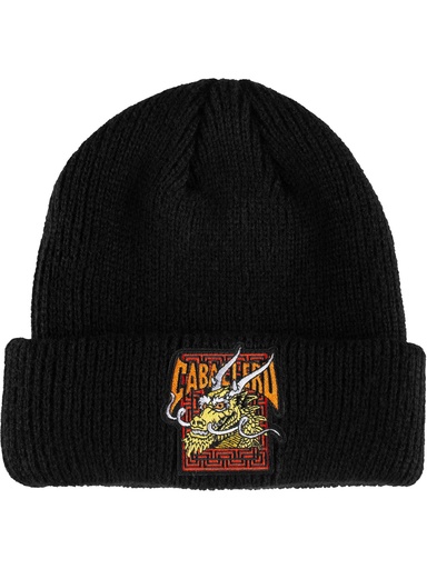 [ilu-clothes-real-129585-27651] Powell Peralta - Steve Caballero Dragon Beanie - Black