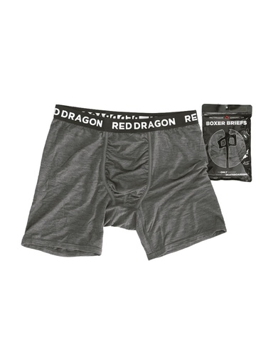 [ilu-clothes-real-81866-27740] Red Dragon - RDS Boxer - Dark Heather/Black