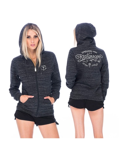 [ilu-clothes-real-43572-27912] Red Dragon - Zip Stitch - Tiger Black