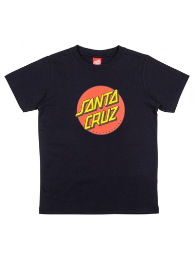 Santa Cruz - Classic Dot Kids T-Shirt - Black