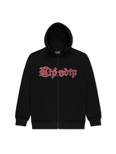 [ilu-clothes-real-134689-28615] RipnDip - Fein Zip Hoodie - Black
