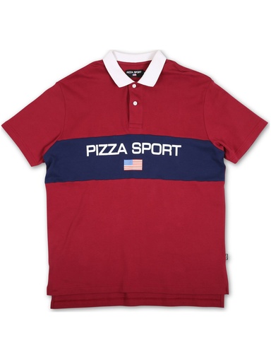 Pizza - Pizza Sport Polo - Red