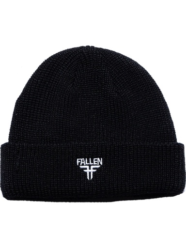 [ilu-clothes-real-142338-28855] Fallen - Insignia Beanie - Black