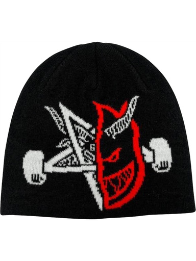 [ilu-clothes-real-138193-28859] Thrasher - Thrasher x Spitfire Thrash & Burn Beanie - Black