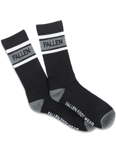 [ilu-clothes-real-124238-28914] Fallen - Uni II Socks - Black/Melee