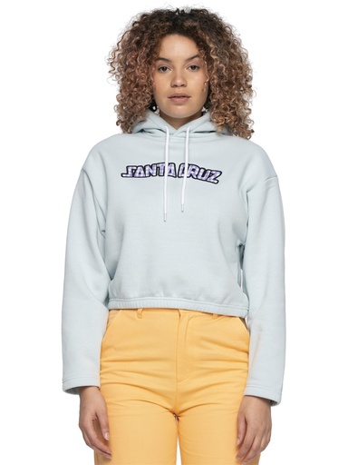 Santa Cruz - Gingham Arch Strip Hood - Baby Blue