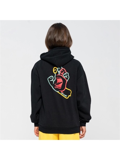 Santa Cruz - Hand In Colour Hoodie - Black