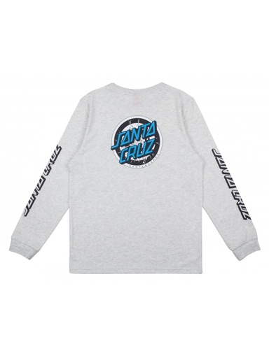 [ilu-clothes-real-109445-29222] Santa Cruz - Rob Target Kids Longsleeve - Athletic Heather
