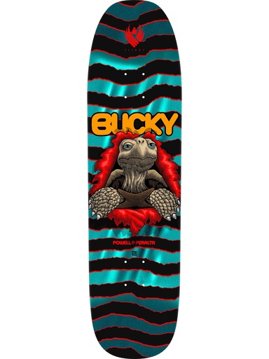 [ilu-skate-decks-powell-peralta-tortoise-flight-deck-turquoise-foil-bucky-lasek-8-62] Powell Peralta Tortoise Flight Deck Turquoise Foil Bucky Lasek 8.62"