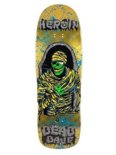 [ilu-skate-decks-heroin-dead-dave-ko2-mummy-team-10-125] Heroin Dead Dave KO2 Mummy Team 10.125"