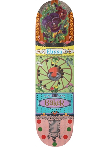 [ilu-skate-decks-baker-ephemera-elissa-steamer-8-25] Baker Ephemera Elissa Steamer 8.25"