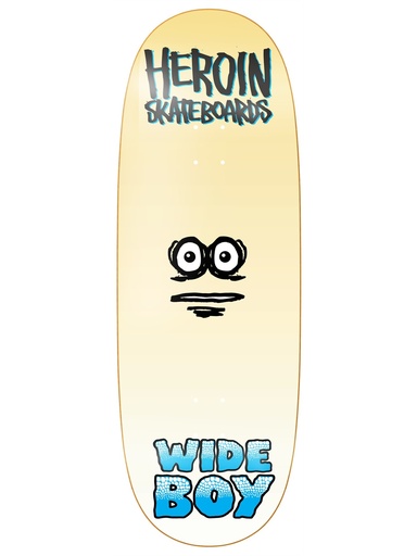 [ilu-skate-decks-heroin-wide-boy-face-team-10-75] Heroin Wide Boy Face Team 10.75"