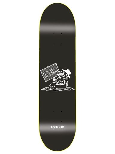 [ilu-skate-decks-gx1000-snow-man-black-8-625] GX1000 Snow Man Black 8.625"