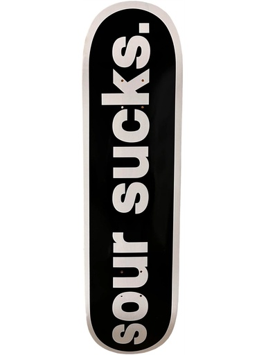 [ilu-skate-decks-sour-skate-muzik-sucks-team-8-5] Sour Skate Muzik - Sucks Team 8.5"