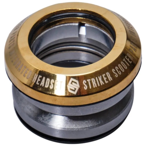 [cen_STR-0073] Striker - Jeu De Direction Trottinette Intégré - Gold Chrome
