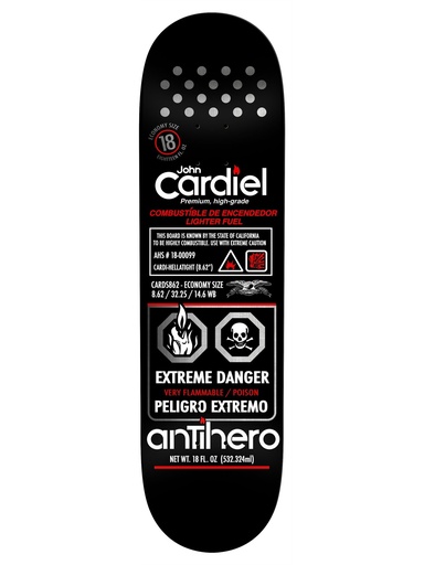 [ilu-skate-decks-anti-hero-fueled-up-john-cardiel-8-62] Anti Hero Fueled Up John Cardiel 8.62"