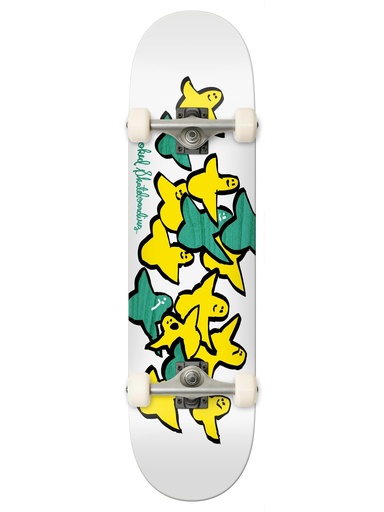 [ilu-skate-completes-krooked-birds-complete-white-7-75] Krooked Birds Complete White 7.75"