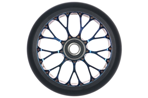 [dis_4670] Roue Black Pearl Venom V2 125 12 STD Double Bleu Chrome
