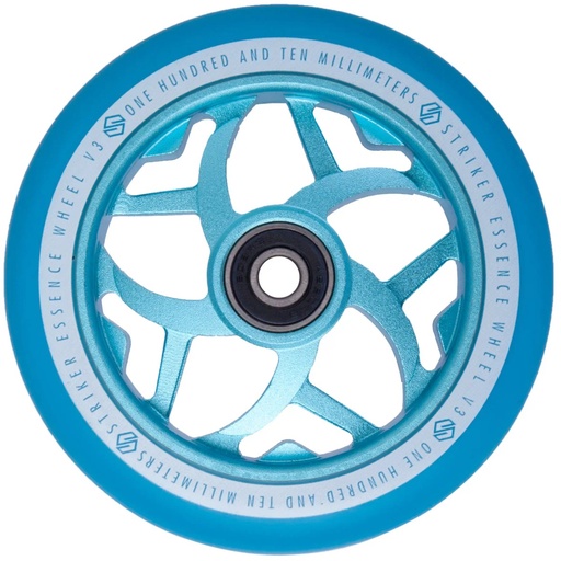 [cen_SECB-0001] Striker Essence V3 Colorblast Roue Trottinette Freestyle - Bleu-vert - 110mm