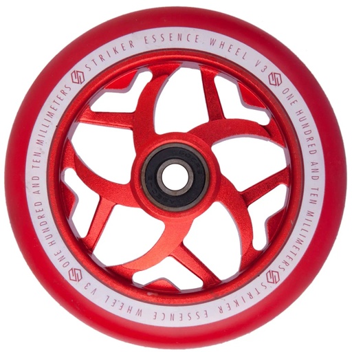 [cen_SECB-0002] Striker Essence V3 Colorblast Roue Trottinette Freestyle - Rouge - 110mm