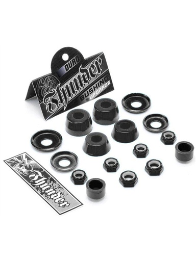 [ilu-skate-hardware-thunder-bushing-rebuild-kit-upgrade-100a-black] Thunder Bushing Rebuild KIT Upgrade 100A Black