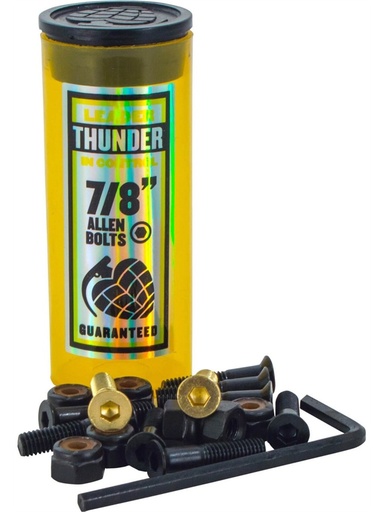 [ilu-skate-hardware-thunder-bolts-allen-black-yellow] Thunder Bolts Allen Black/Yellow