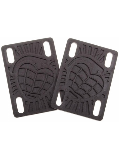 [ilu-skate-hardware-thunder-1-8-riser-pads-2set-black] Thunder 1/8" Riser Pads (2Set) Black