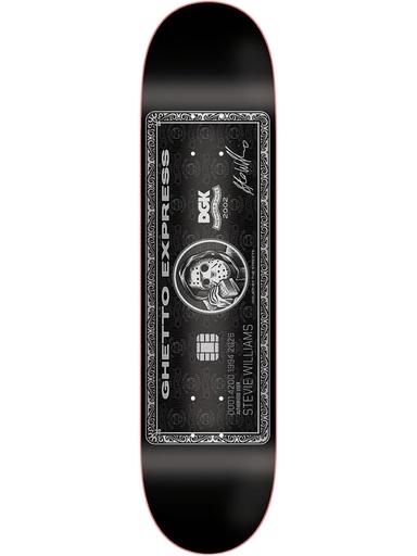[ilu-skate-decks-dgk-ghetto-express-stevie-williams-8-25] DGK Ghetto Express Stevie Williams 8.25"