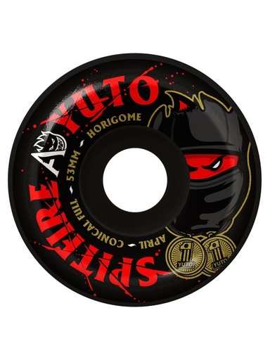 [ilu-skate-wheels-spitfire-99d-f4-conical-full-spitfire-x-april-53mm-yuto-horigome] Spitfire 99D F4 Conical Full Spitfire x April 53mm Yuto Horigome