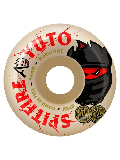 [ilu-skate-wheels-spitfire-99d-f4-conical-full-spitfire-x-april-54mm-yuto-horigome] Spitfire 99D F4 Conical Full Spitfire x April 54mm Yuto Horigome