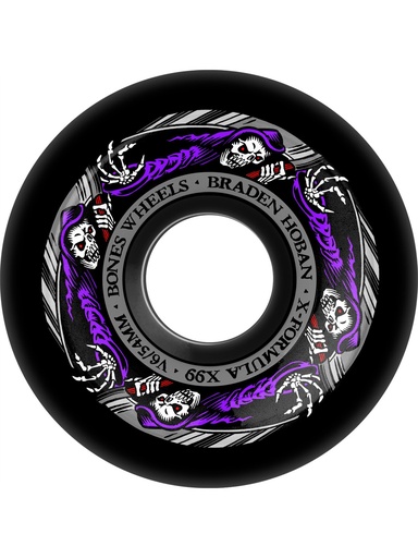 [ilu-skate-wheels-bones-wheels-99a-xf-reaper-v6-wide-cut-54mm-braden-hoban] Bones Wheels 99A XF Reaper V6 Wide-Cut 54mm Braden Hoban