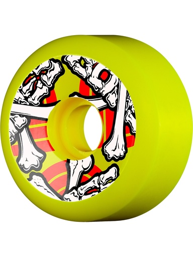 [ilu-skate-wheels-powell-peralta-97a-cross-bones-64mm-yellow] Powell Peralta 97A Cross Bones 64mm Yellow