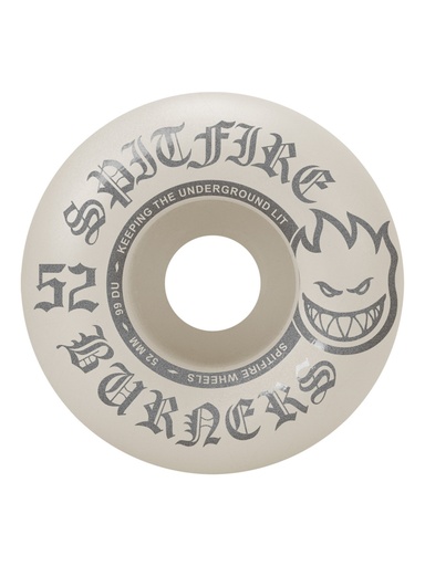 [ilu-skate-wheels-spitfire-99d-burners-52mm-silver] Spitfire 99D Burners 52mm Silver