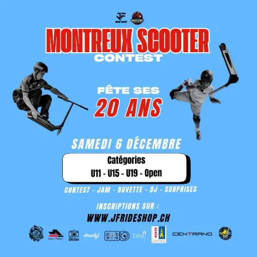 Ticket Dimanche Bowl/Mega - Montreux Scooter contest 2024  
