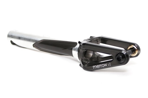 [dis_763] Fourche Ethic DTC Merrow V2 ICS Noir Transp et Chrome
