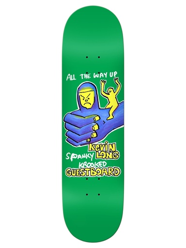 [ilu-skate-decks-krooked-pro-guest-spanky-kevin-spanky-long-8-25] Krooked Pro Guest Spanky Kevin Spanky Long 8.25"