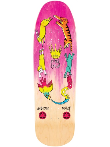 [ilu-skate-decks-welcome-animal-kingdom-on-gaia-reissue-chris-miller-9-6] Welcome Animal Kingdom on Gaia Reissue Chris Miller 9.6"