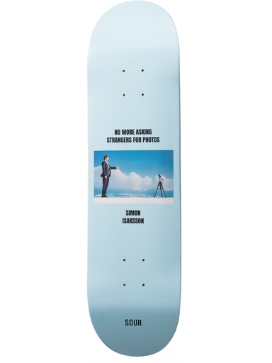[ilu-skate-decks-sour-selfie-simon-isaksson-8-25] Sour Selfie Simon Isaksson 8.25"